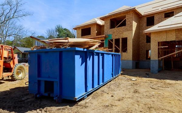 we provide a variety of construction dumpsters in different sizes